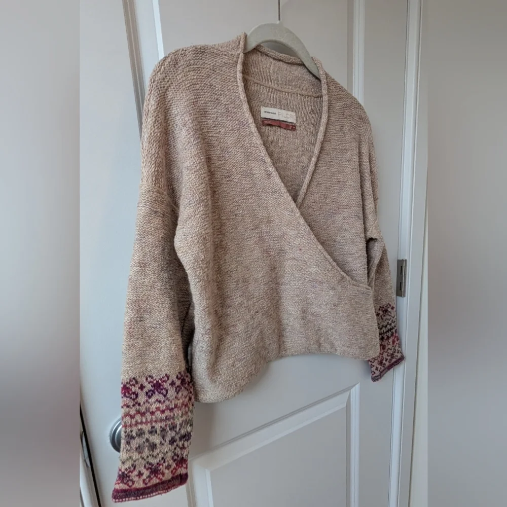 Anthropologie Pilcro Faux Wrap Sweater - Picture 2 of 12